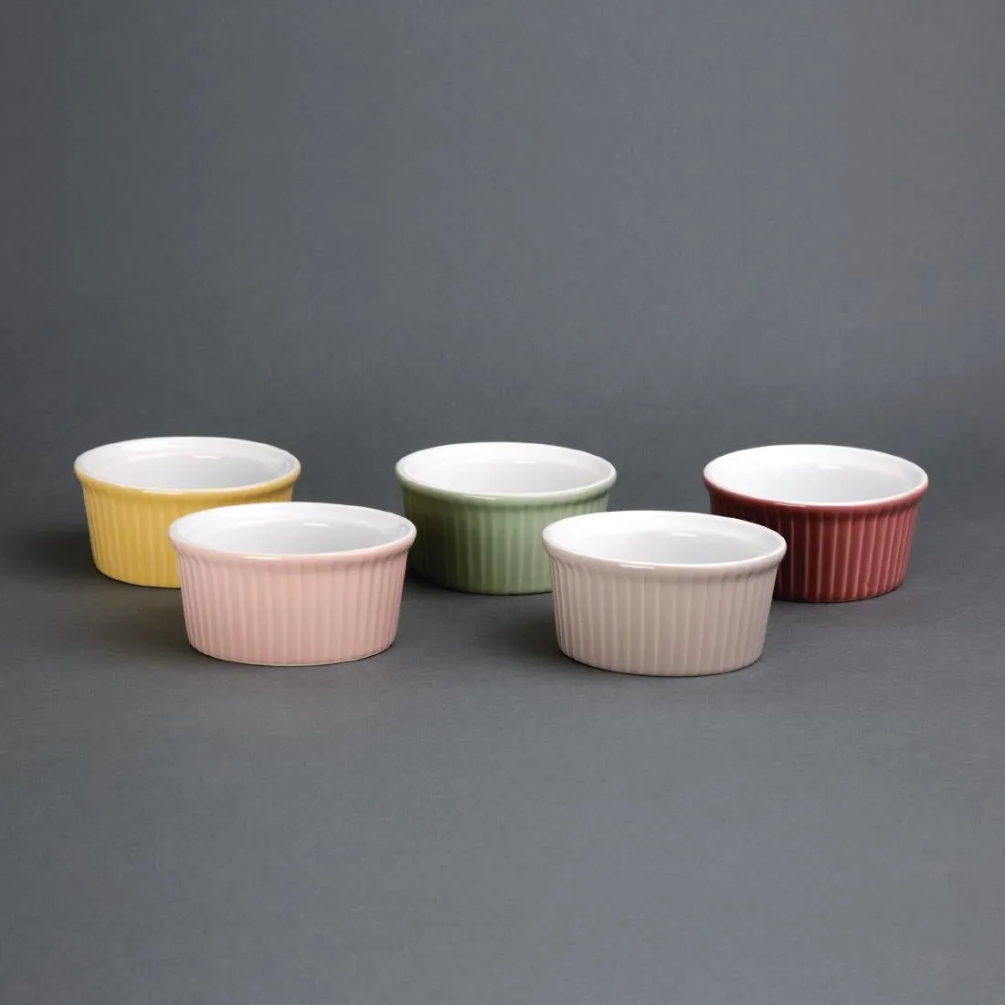 Olympia Pastel Ramekin Grey 145ml (Pack of 12) - DC806