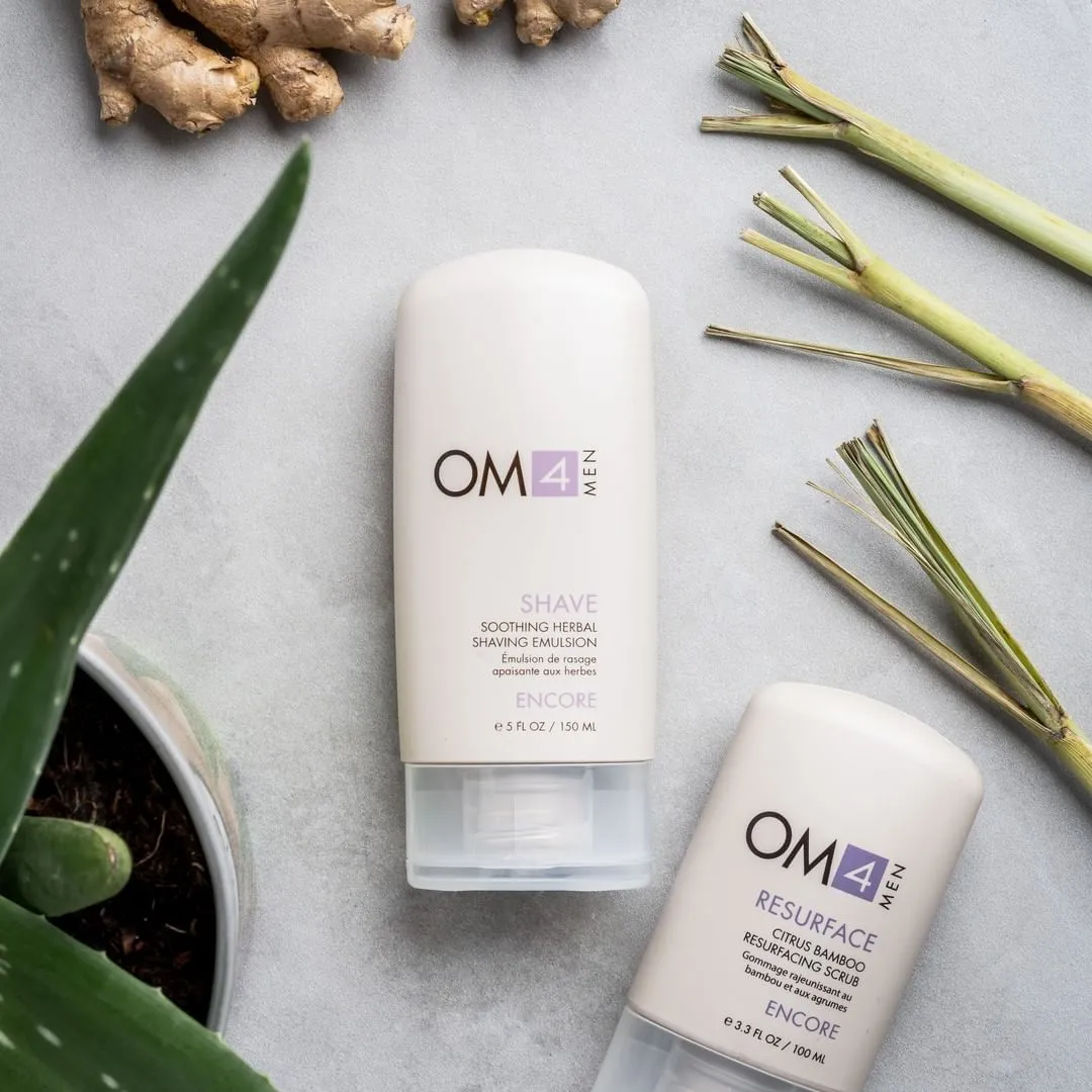 Organic Male OM4 Resurface: Citrus Bamboo Resurfacing Scrub