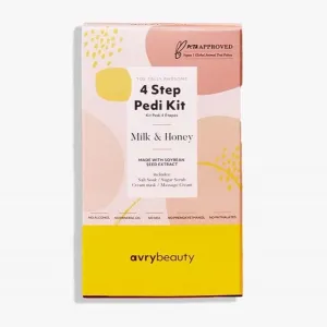 Pedi-in-a-Box Milk & Honey - 4 Steps - Avry Beauty