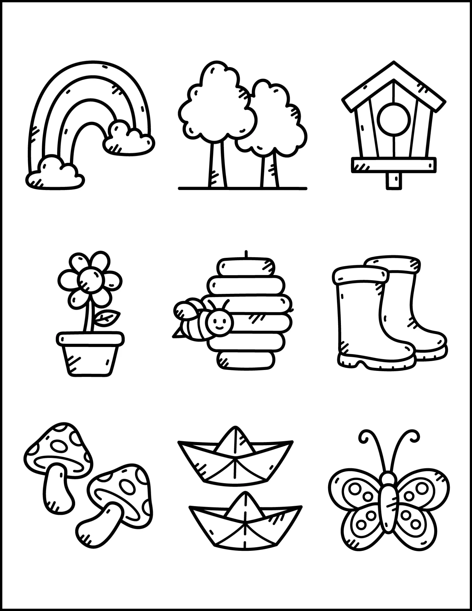 Relaxing Large Print: Easy-to-Color Printable Coloring Book for Stress Relief