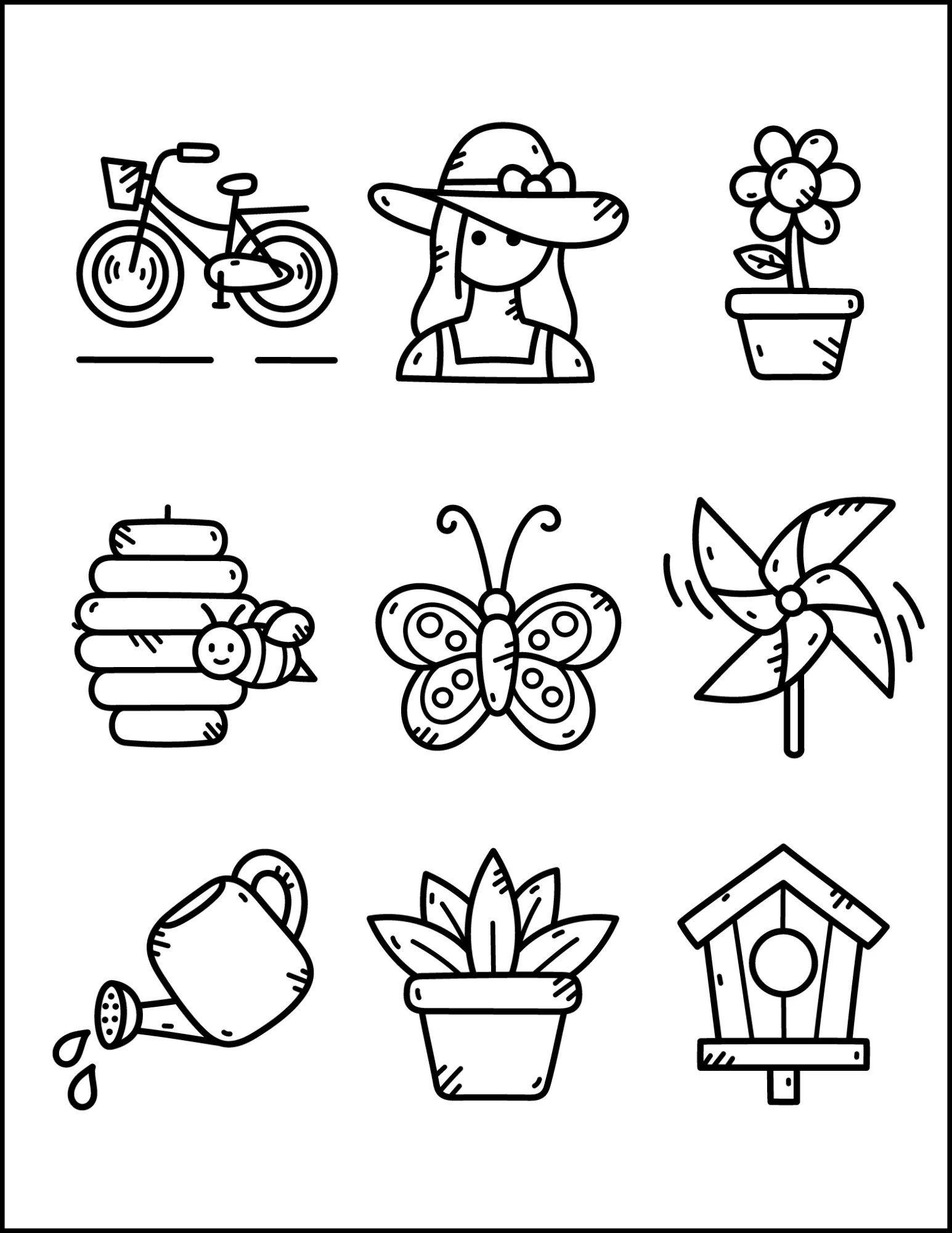 Relaxing Large Print: Easy-to-Color Printable Coloring Book for Stress Relief