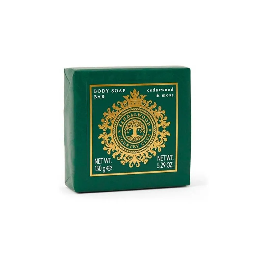 Sandalwood Country Club 150g Cedarwood and Moss Soap Bar