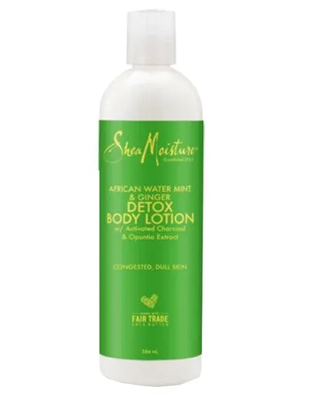 Shea Moisture African Water Mint And Ginger Detox Body Lotion 384ml