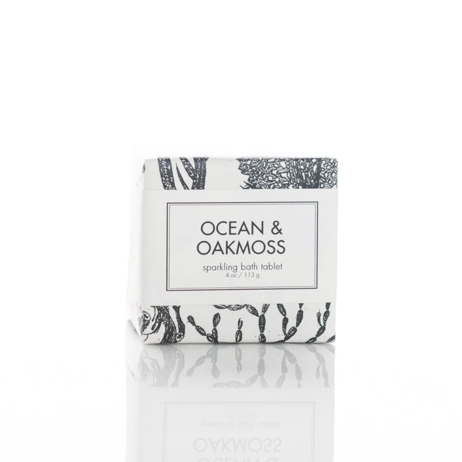 Sparkling Bath Tablet - Ocean & Oakmoss