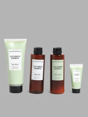 Studiowest Cucumber Bamboo Bath & Body Set