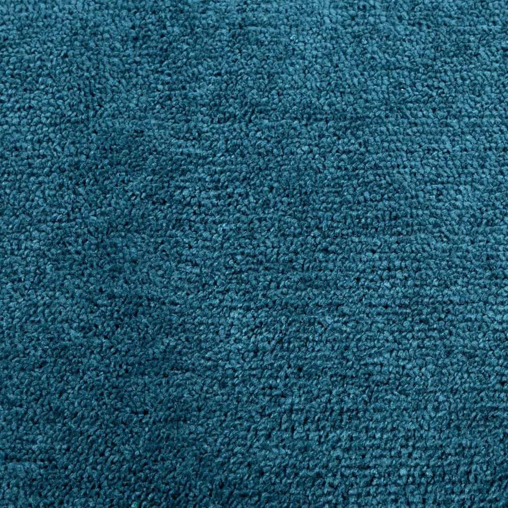 vidaXL Rug OVIEDO Short Pile - Super Soft, Durable & Easy to Clean Turquoise Rug 240x240 cm