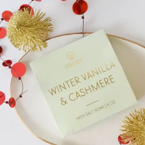 Winter Vanilla & Cashmere Mini Salt Soak